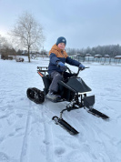 Купить Детский снегоход электрический Skyboard CyberTruck Sibir Kids