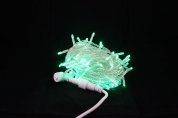 Купить Гирлянда Нить LED "Стринг лайт" Зеленые Диоды IP65 Мерцающие