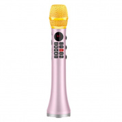 профессиональный караоке-микрофон l-699 розовый