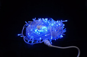 Купить Гирлянда Нить LED "Стринг лайт" Синие Диоды 24 V Мерцающие