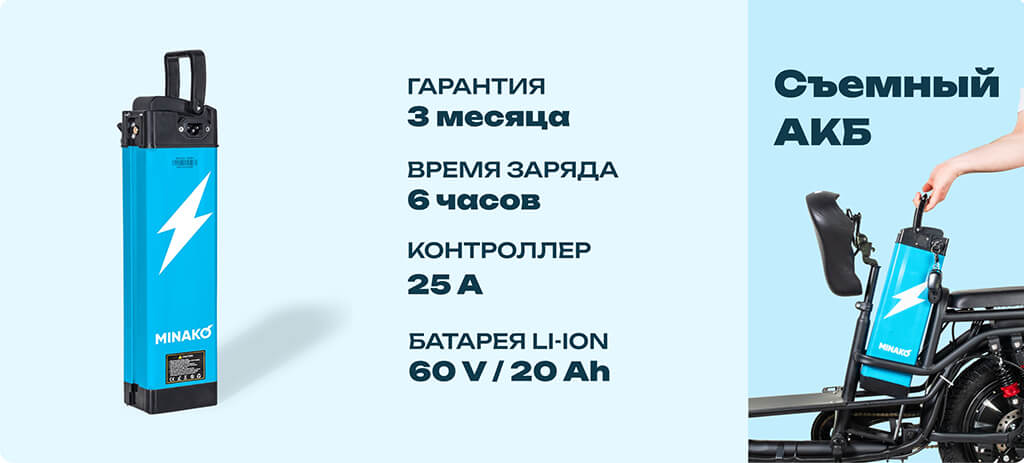 Minako Monster PRO 21 Ah преимущества