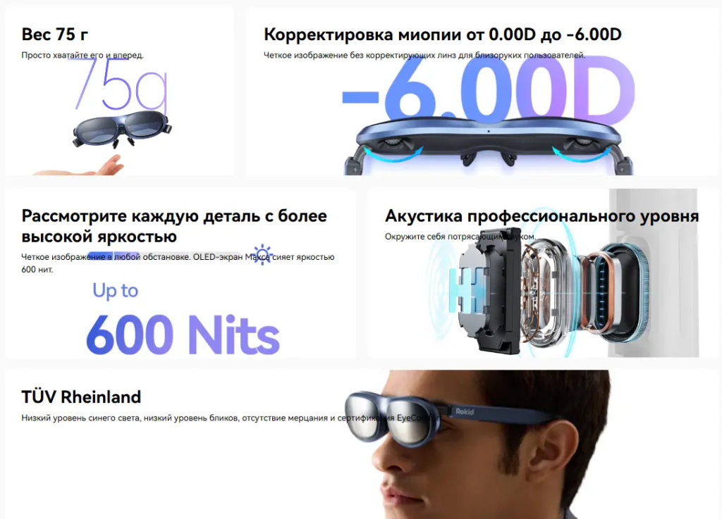 Очки дополненной реальности Rokid Max