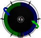 Батут SWOLLEN PRIME BLACK 8 FT