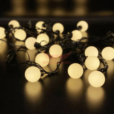 Купить Гирлянда "Мультишарики" 5 М Белые Диоды Тёплый