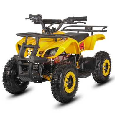 детский электроквадроцикл white siberia sneg mini