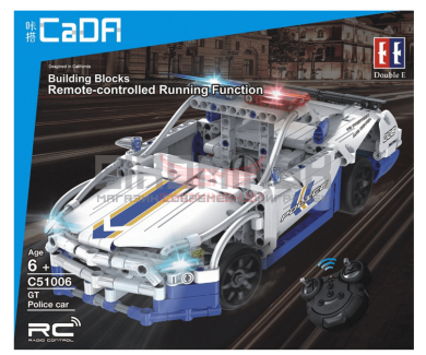Купить Конструктор CaDa Полицейский автомобиль на радиоуправлении  C51006W 