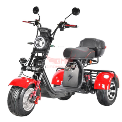 Купить Трицикл White Siberia WS-PRO TRIKE 3000w красный