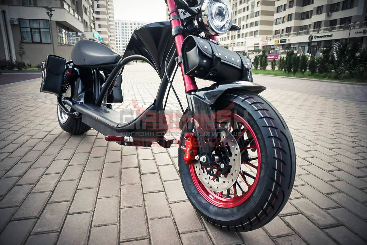 Электроскутер White Siberia Wild Wheel 3000w чёрный