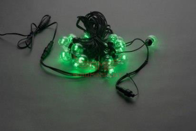 Купить Светодиодная гирлянда «Шарики» 10 М Зеленые Диоды 