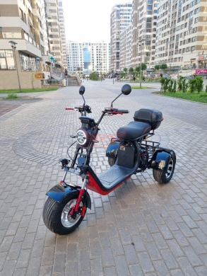 Купить Трехколесный электроскутер (трицикл) White Siberia WS-PRO TRIKE 3000w чёрный