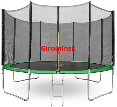 Купить Батут Happy Jump 14ft PRO с внешней сеткой (435см)