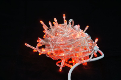 Купить Гирлянда Нить LED "Стринг лайт" Розовые Диоды 10 М